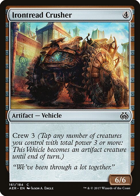 Irontread Crusher - Aether Revolt Magic card