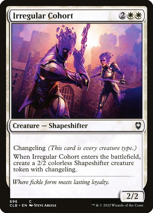 Irregular Cohort - Commander Legends: Battle for Baldur's Gate Magic card