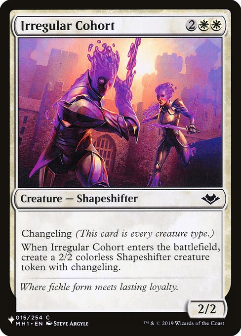 Irregular Cohort - Jumpstart: Historic Horizons (#97) - Illustrated by Steve Argyle - Magic: The Gathering Card