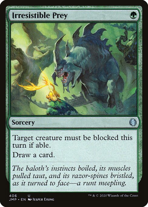 Irresistible Prey - Jumpstart Magic card