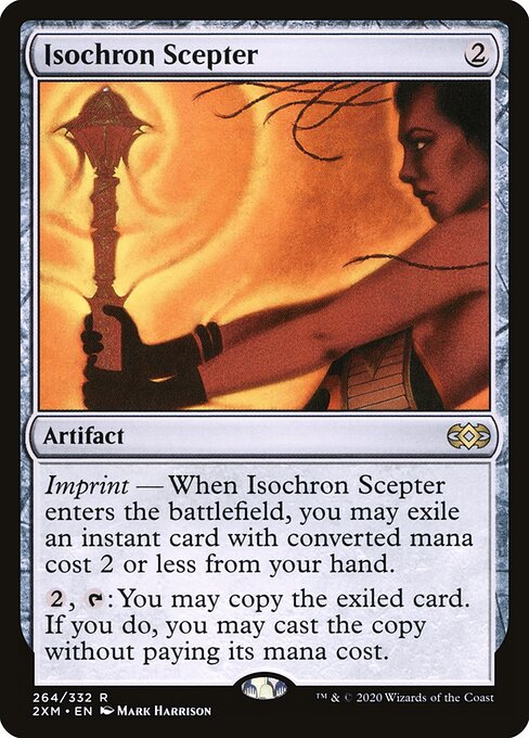 Isochron Scepter - Double Masters Magic card