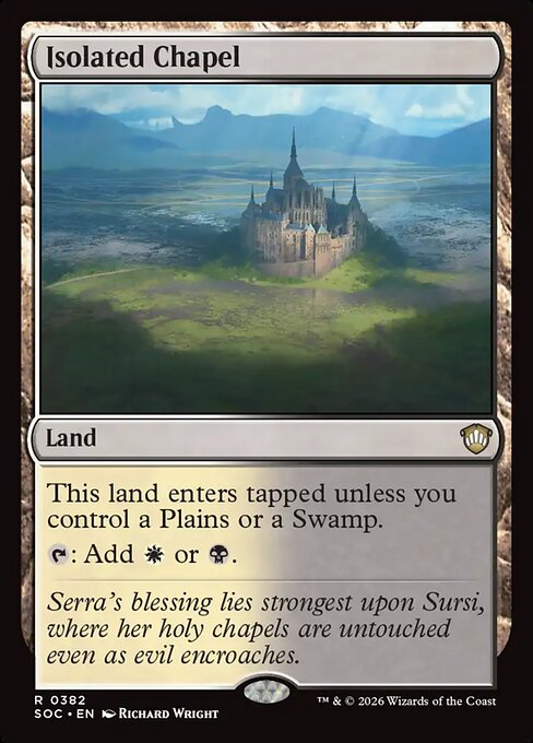 Isolated Chapel - Secrets of Strixhaven Commander Magic card