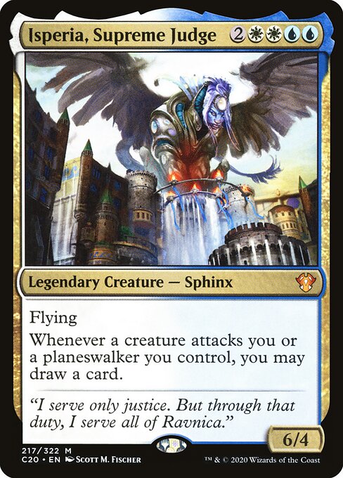 Isperia, Supreme Judge - Commander 2020 Magic card