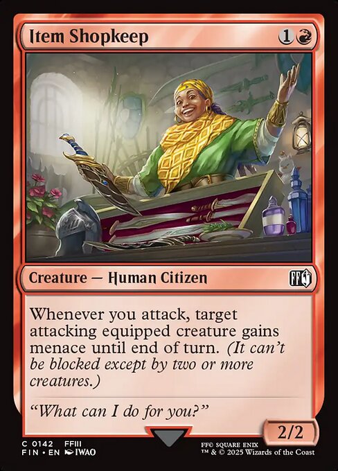 Item Shopkeep - Final Fantasy Magic card