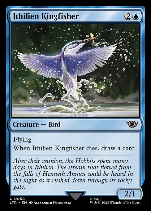 Ithilien Kingfisher - The Lord of the Rings: Tales of Middle-earth Magic card