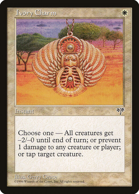 Ivory Charm - Mirage Magic card
