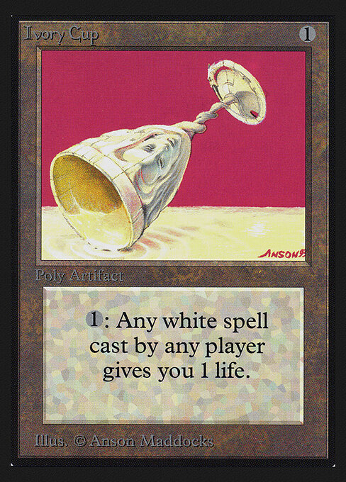 Ivory Cup - Intl. Collectors' Edition (#252) - Illustrated by Anson Maddocks - Magic: The Gathering Card