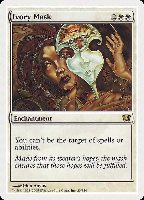 Ivory Mask - Ninth Edition Magic card