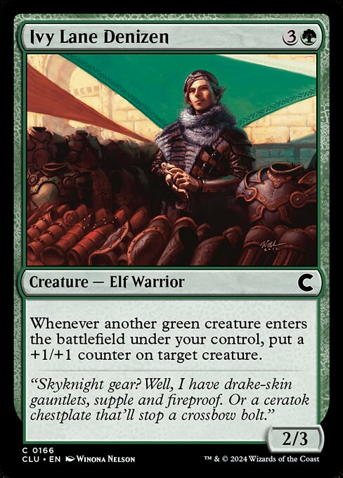 Ivy Lane Denizen - Ravnica: Clue Edition Magic card