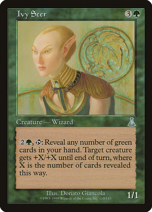 Ivy Seer - Urza's Destiny (#110) - Illustrated by Donato Giancola - Magic: The Gathering Card