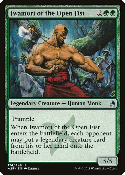 Iwamori of the Open Fist - Masters 25 Magic card