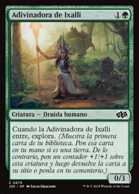 Devineresse d'Ixalli (Ixalli's Diviner) - Ixalan (#192) - Illustrated by Lucas Graciano - Magic: The Gathering Card
