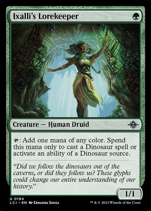 Ixalli's Lorekeeper - The Lost Caverns of Ixalan Magic card