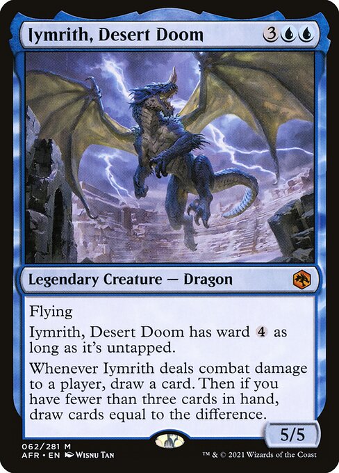 Iymrith, Desert Doom - Adventures in the Forgotten Realms (#62) - Illustrated by Wisnu Tan - Magic: The Gathering Card