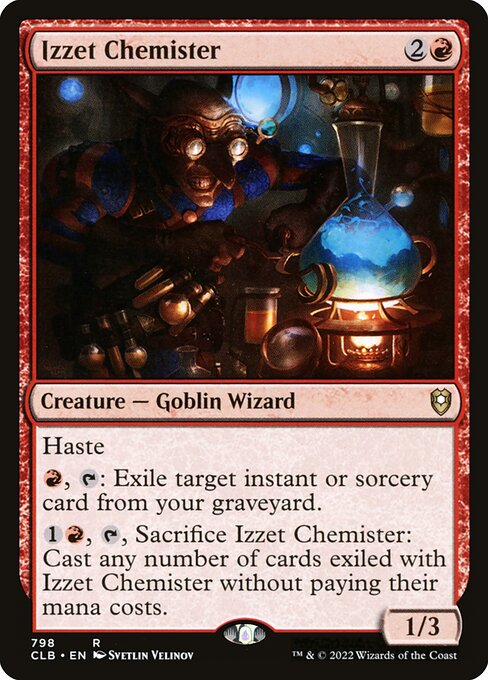 Izzet Chemister - Commander Legends: Battle for Baldur's Gate Magic card
