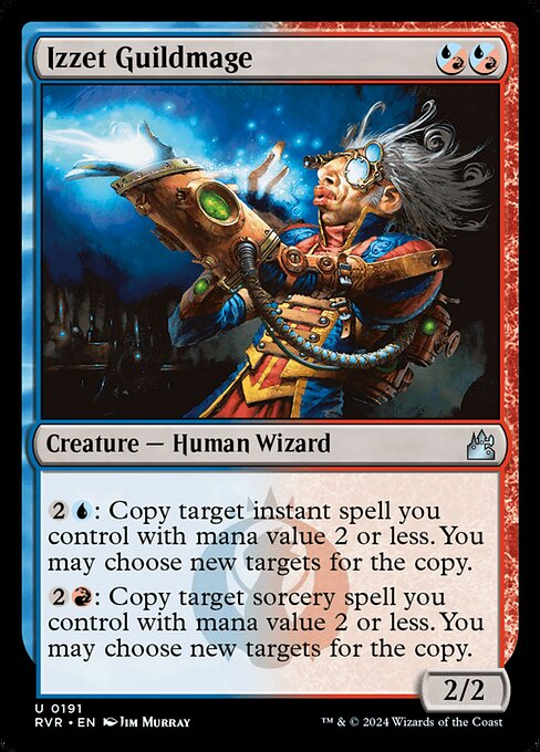 Izzet Guildmage - Ravnica Remastered Magic card