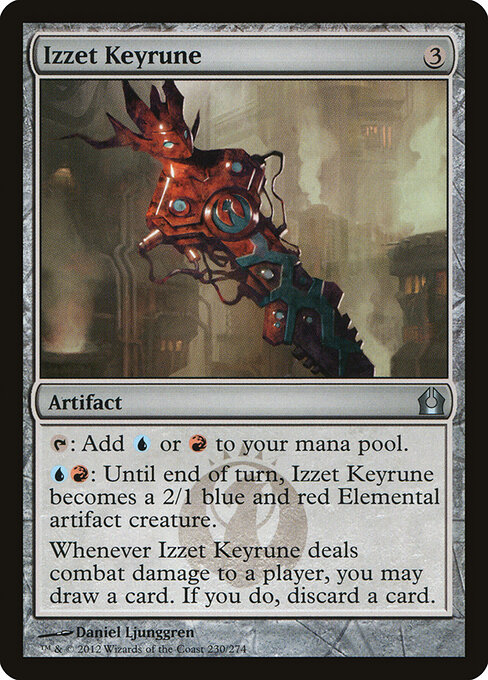 Izzet Keyrune - Return to Ravnica Magic card