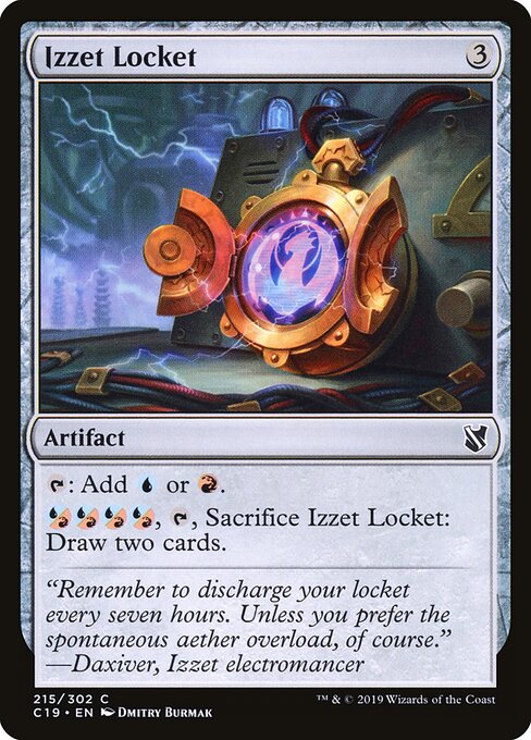 Izzet Locket - Commander 2019 Magic card