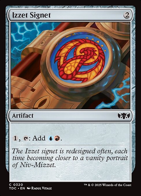 Izzet Signet - Tarkir: Dragonstorm Commander Magic card