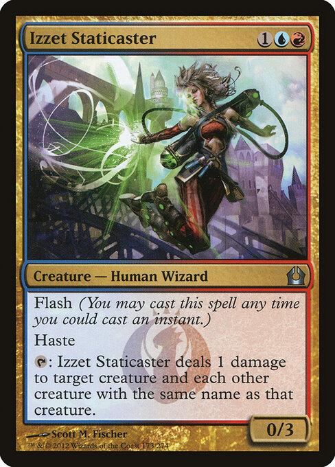 Izzet Staticaster - Return to Ravnica Magic card