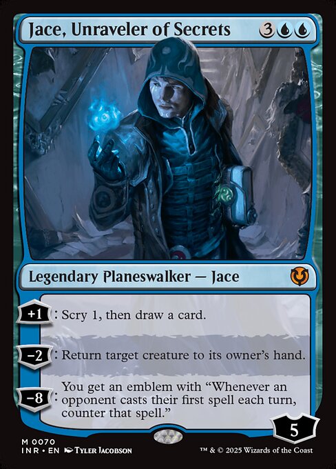 Jace, Unraveler of Secrets - Innistrad Remastered Magic card
