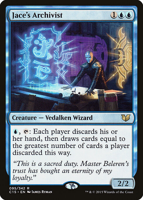 Jace's Archivist - Commander 2015 Magic card