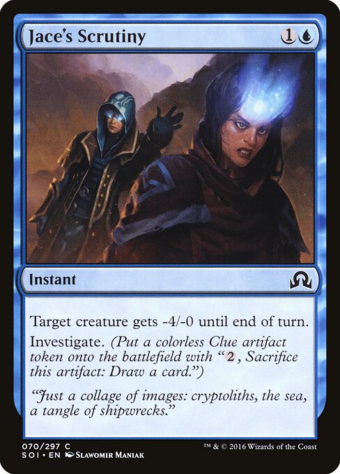 Jace's Scrutiny - Shadows over Innistrad Magic card