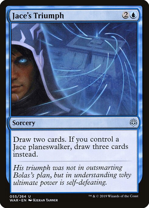 Jace's Triumph - War of the Spark Magic card