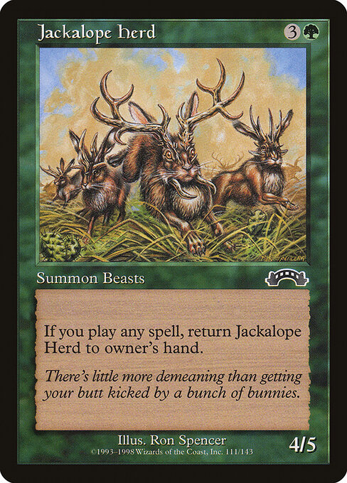 Jackalope Herd - Exodus Magic card