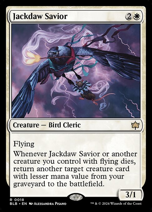 Jackdaw Savior - Bloomburrow Magic card