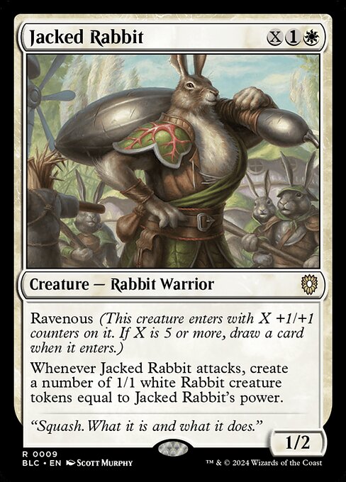 Jacked Rabbit - Bloomburrow Commander Magic card