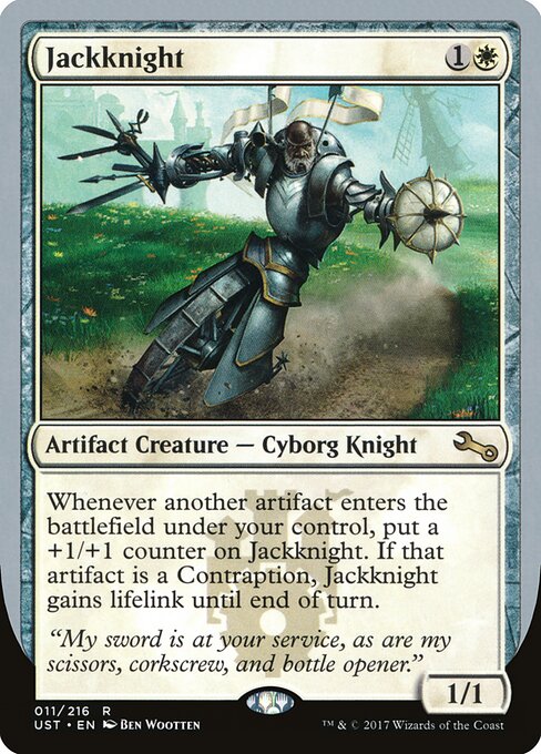Jackknight - Unstable (#11) - Illustrated by Ben Wootten - Magic: The Gathering Card