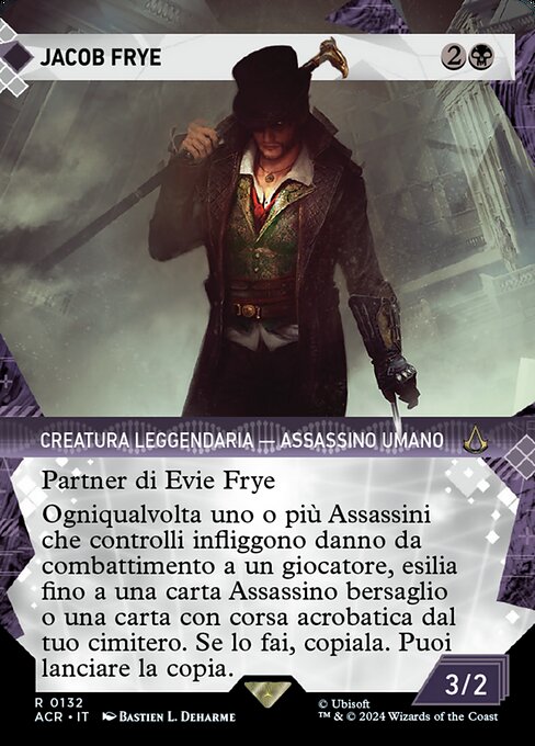 Jacob Frye - Assassin's Creed (#132) - Illustrated by Bastien L. Deharme - Magic: The Gathering Card