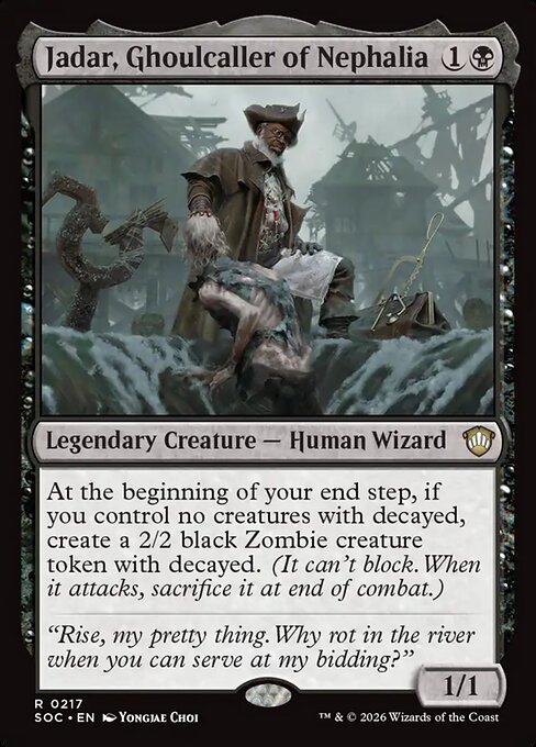 Jadar, Ghoulcaller of Nephalia - Secrets of Strixhaven Commander Magic card