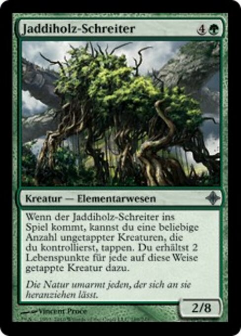 ジャディの生命歩き (Jaddi Lifestrider) - Rise of the Eldrazi (#189) - Illustrated by Vincent Proce - Magic: The Gathering Card