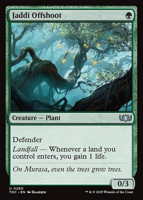 Jaddi Offshoot - Tarkir: Dragonstorm Commander Magic card