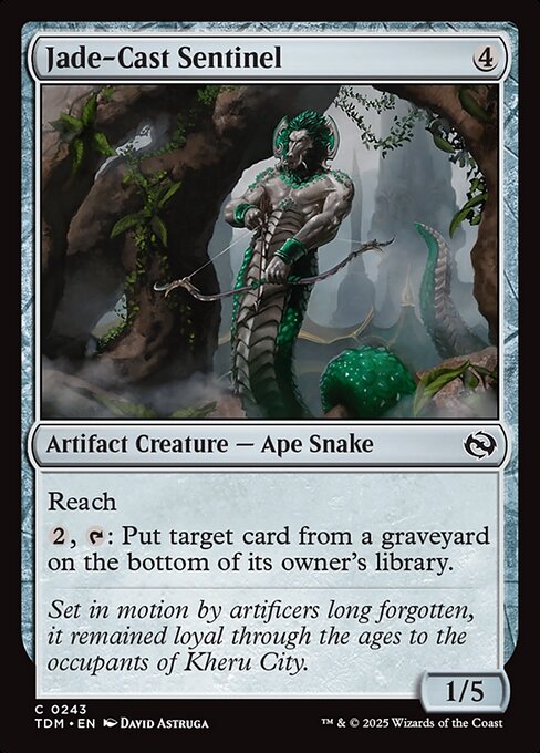 Jade-Cast Sentinel - Tarkir: Dragonstorm Magic card