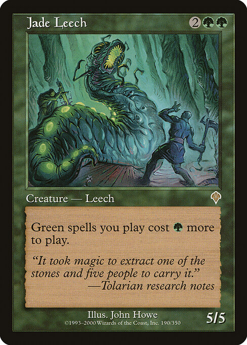 Jade Leech - Invasion Magic card