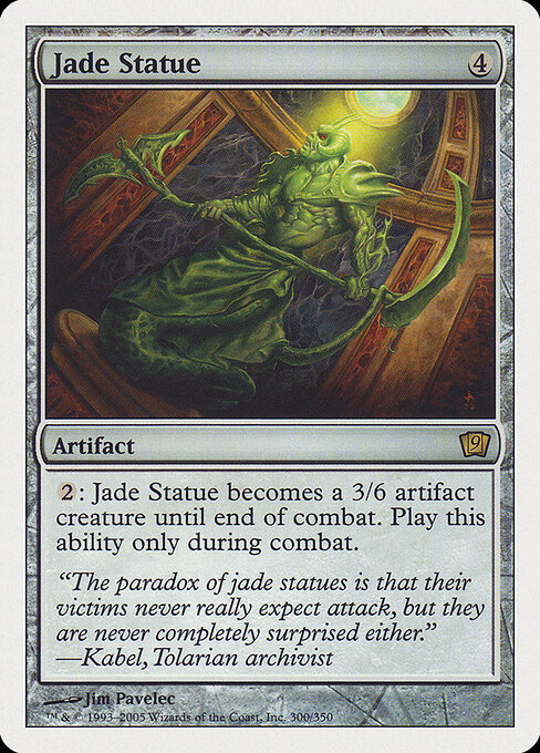 Jade Statue - Ninth Edition Magic card