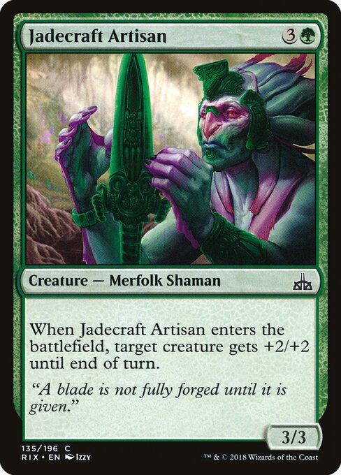 Jadecraft Artisan - Rivals of Ixalan Magic card