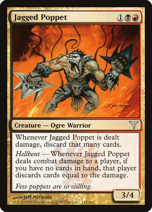 Jagged Poppet - Dissension (#115) - Illustrated by Jeff Miracola - Magic: The Gathering Card