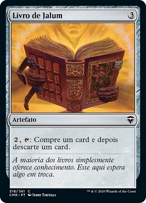賈倫的鉅著 (Jalum Tome) - Commander Legends (#318) - Illustrated by Jerry Tiritilli - Magic: The Gathering Card