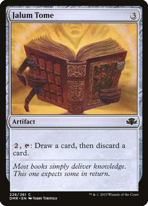 Jalum Tome - Dominaria Remastered Magic card