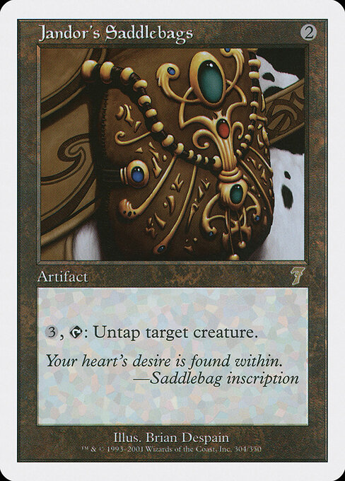 Jandor's Saddlebags - Seventh Edition Magic card