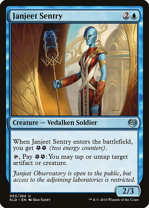 Janjeet Sentry - Kaladesh Magic card