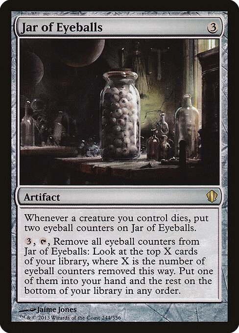 Jar of Eyeballs - Commander 2013 Magic card