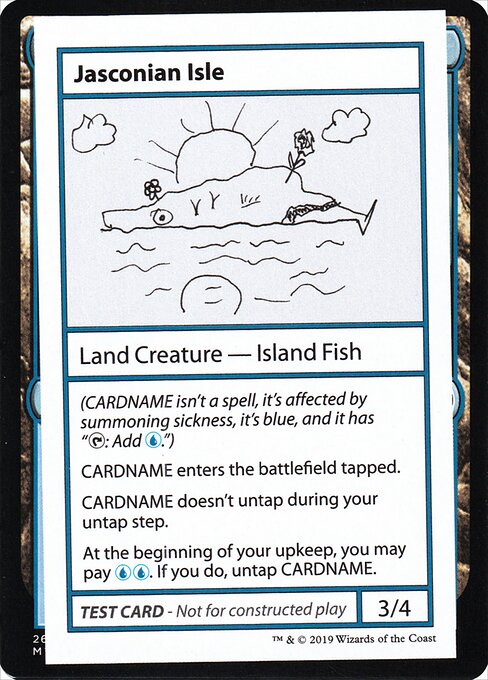 Jasconian Isle - Mystery Booster Playtest Cards 2021 (#117) - Illustrated by Aaron Reed - Magic: The Gathering Card