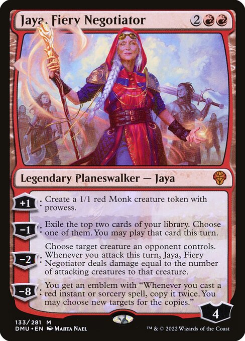 Jaya, Fiery Negotiator - Dominaria United Magic card