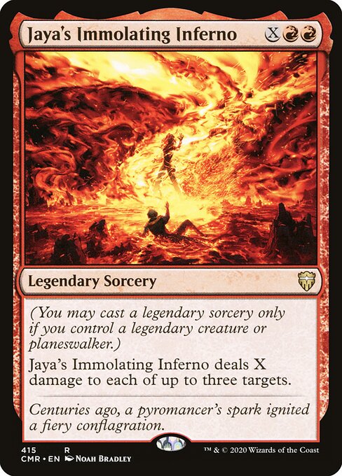 Jaya's Immolating Inferno - Commander Legends Magic card