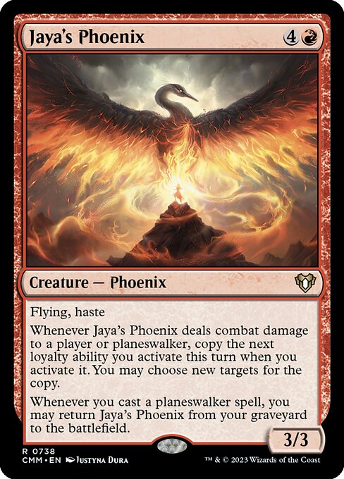 Jaya's Phoenix - Commander Masters Magic card